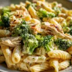 Creamy Rotisserie Chicken Broccoli Pasta
