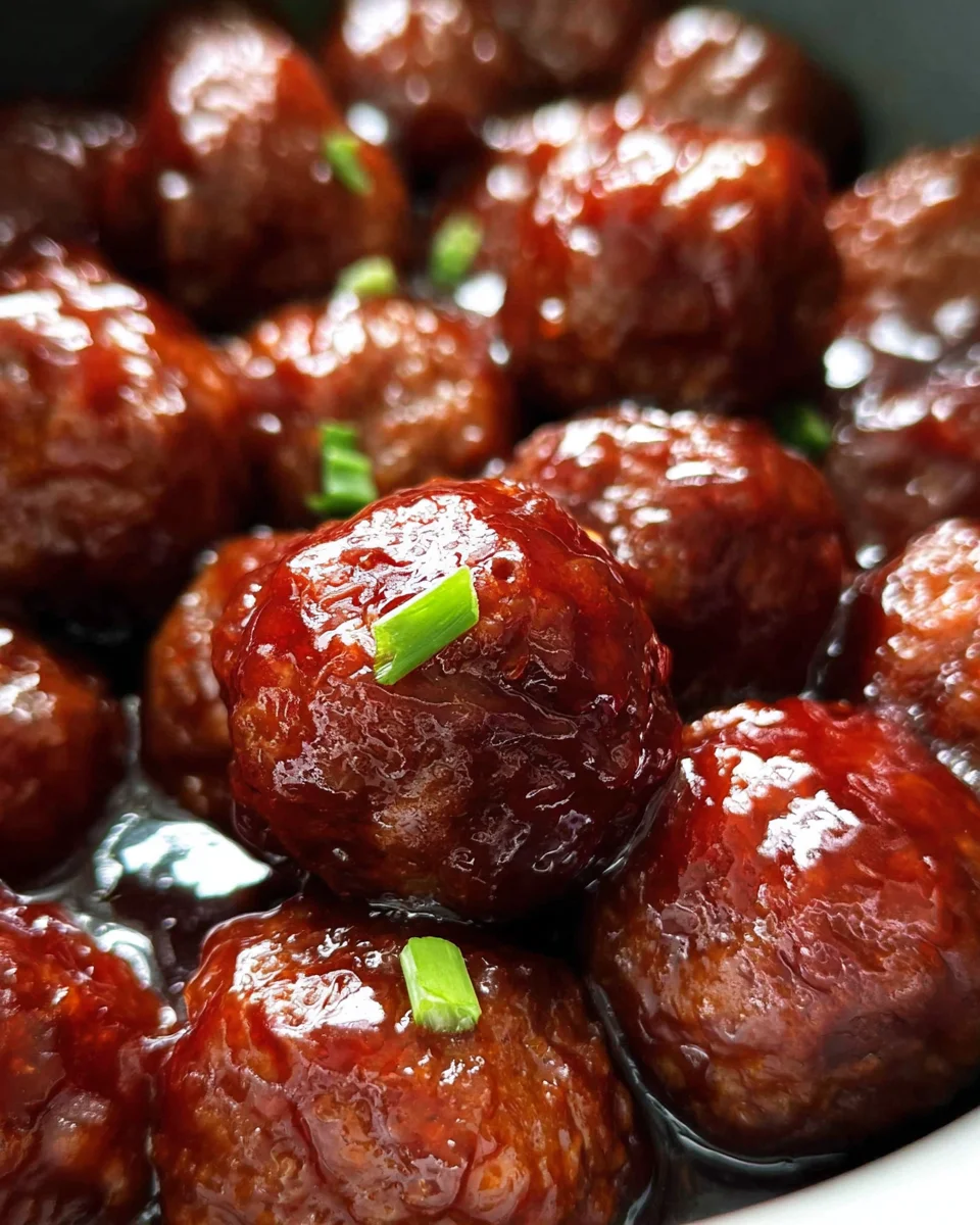 Crockpot Bbq Meatballs