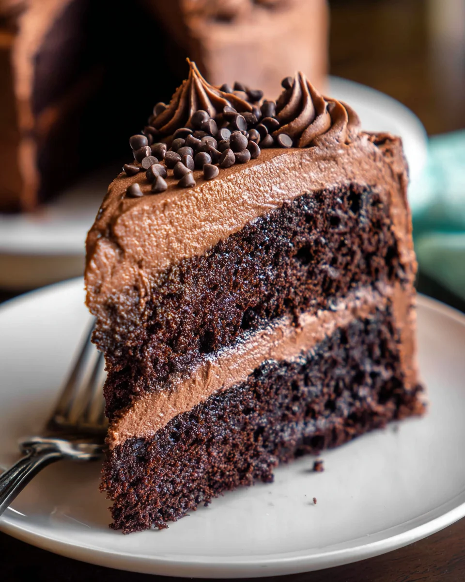 Deliciously Moist Chocolate Layer Cake