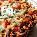 Easy Chicken Burrito Casserole