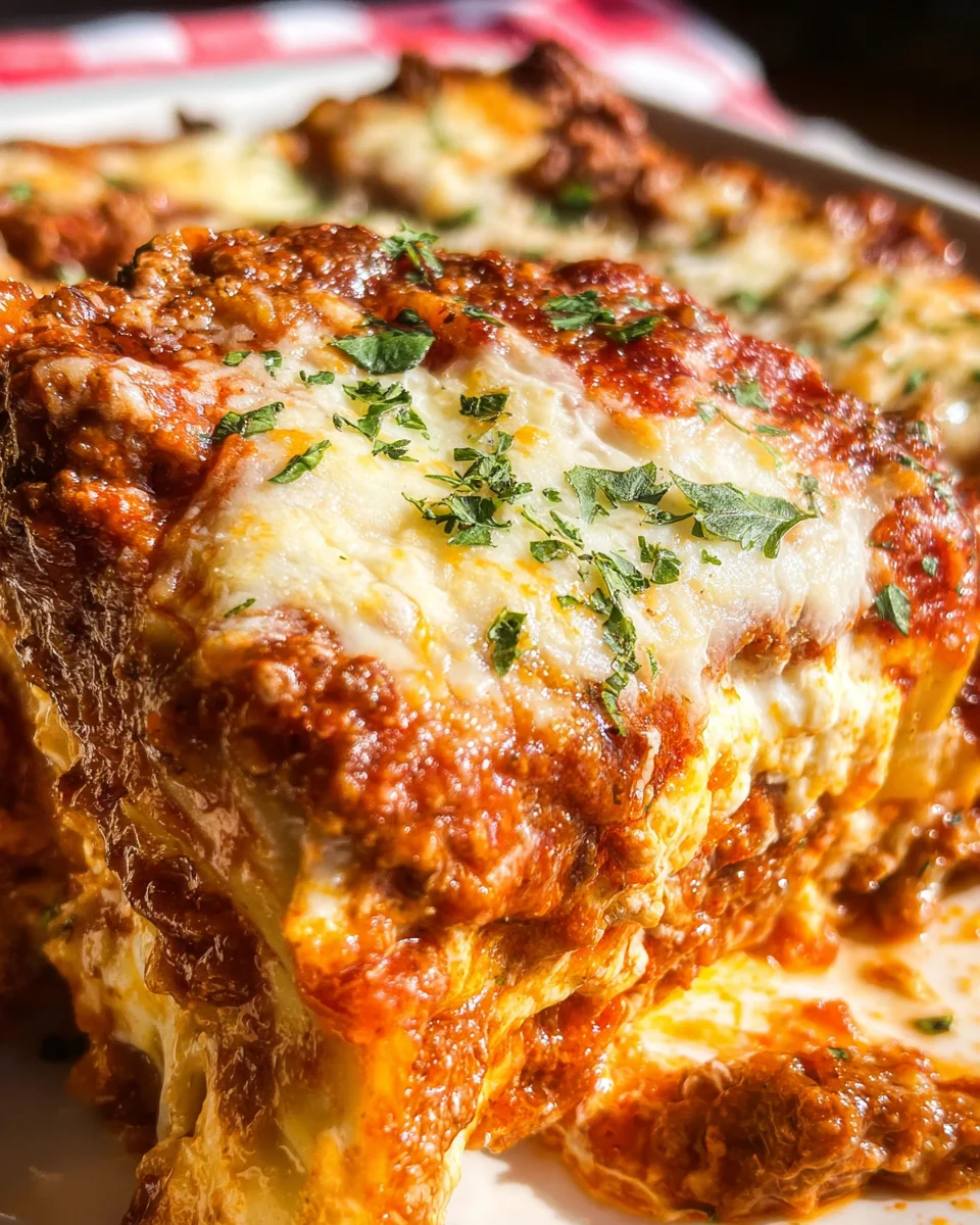 Easy Lasagna Recipe (No Boil Noodles)