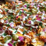Easy Sheet Pan BBQ Chicken Nachos