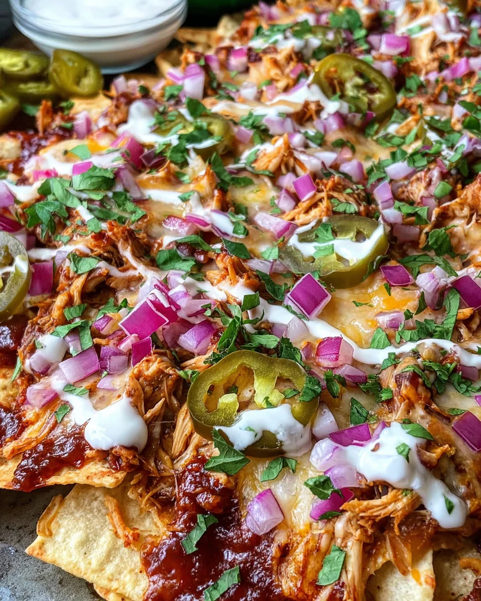 Easy Sheet Pan BBQ Chicken Nachos 21 Easy