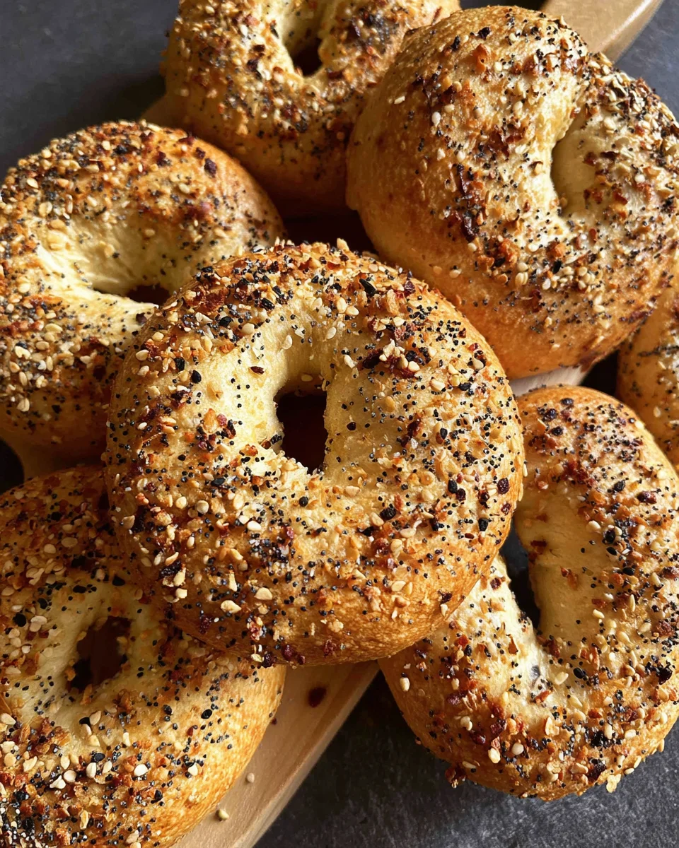Greek Yogurt Bagels (4 Ingredients)