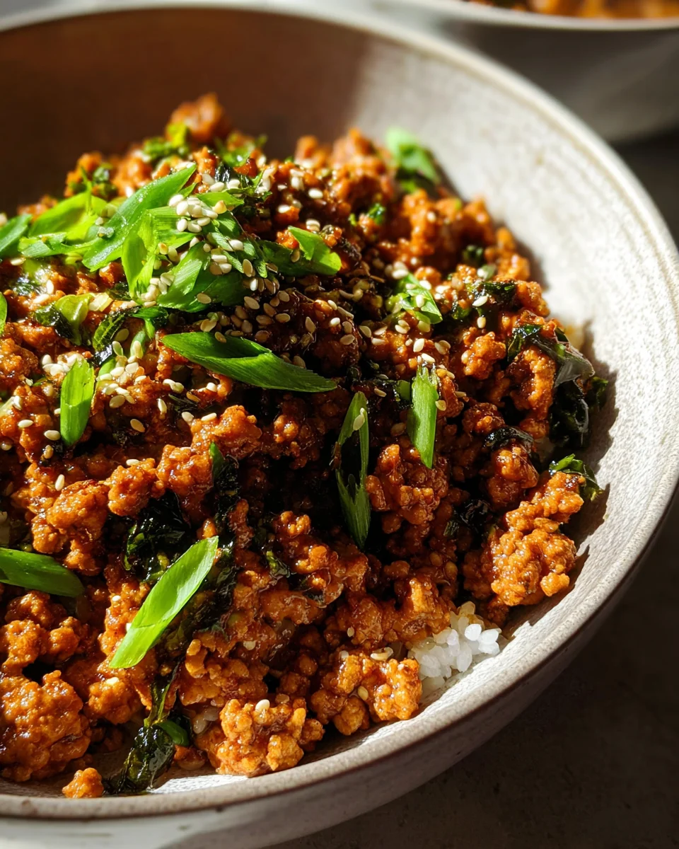 Ground Turkey Recipe (Korean-Style)