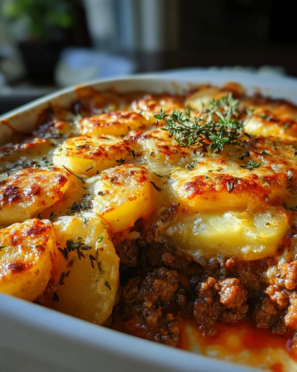 Hamburger Potato Casserole Recipe