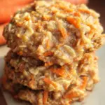 Healthy Carrot Cake Oatmeal Cookies