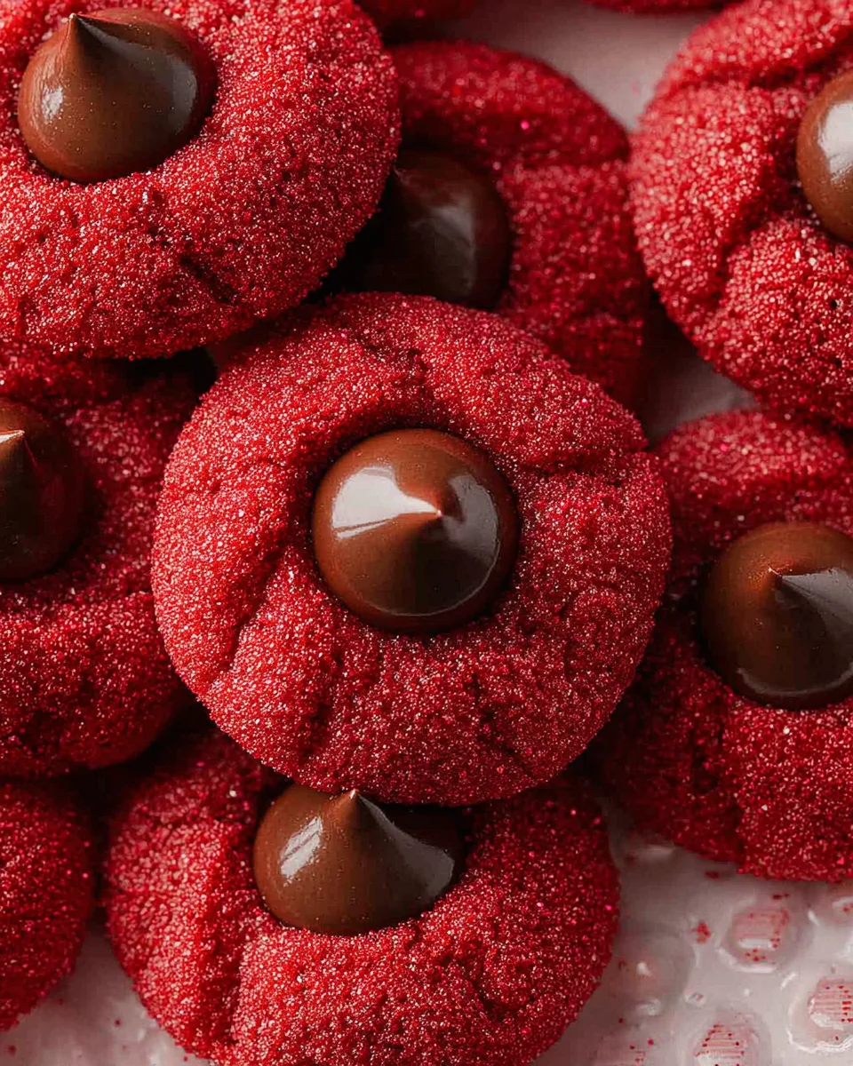 Hershey's red velvet blossoms