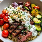 Mediterranean Steak Bowl Recipe