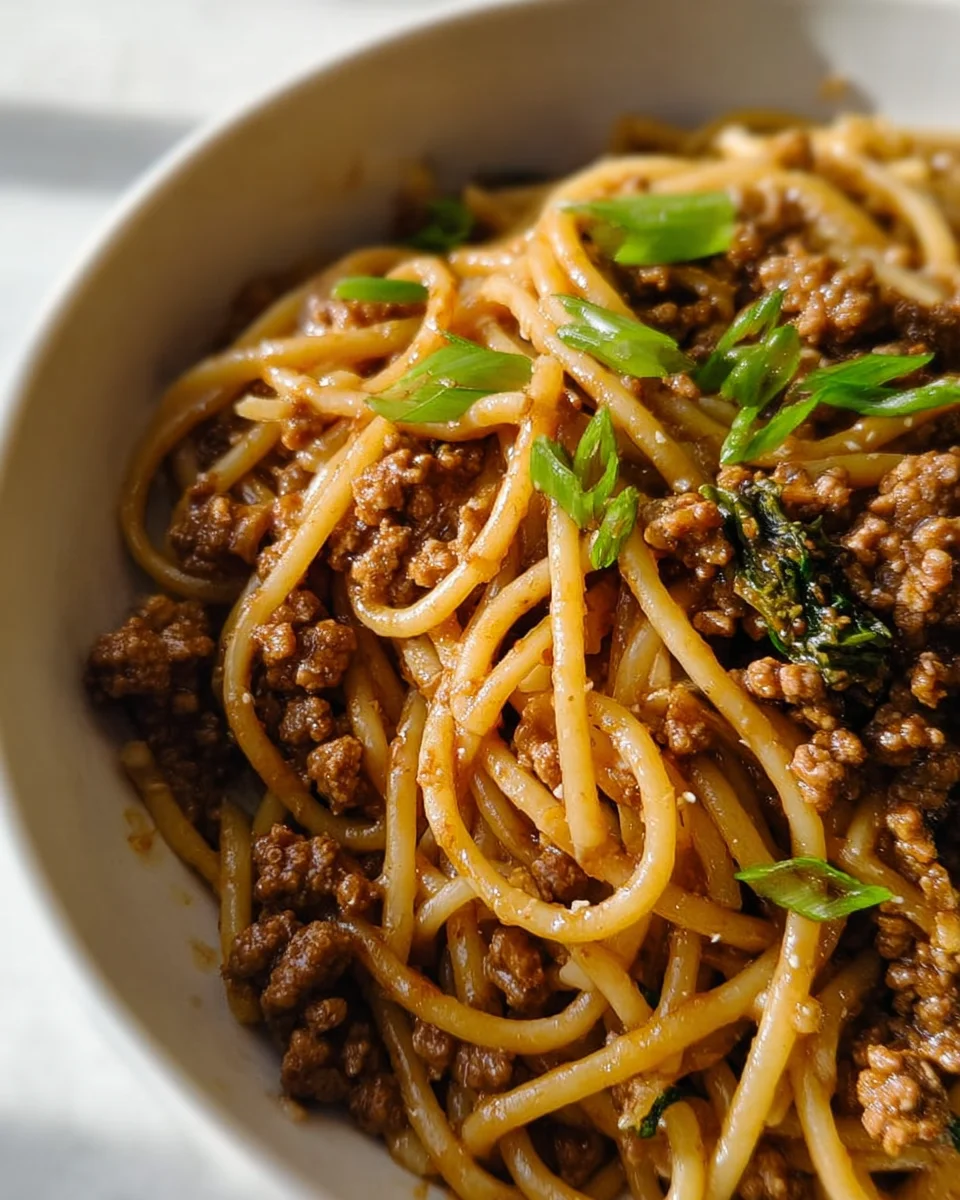 Mongolian Ground Beef Noodles 22 Mongolian Ground Beef Noodles