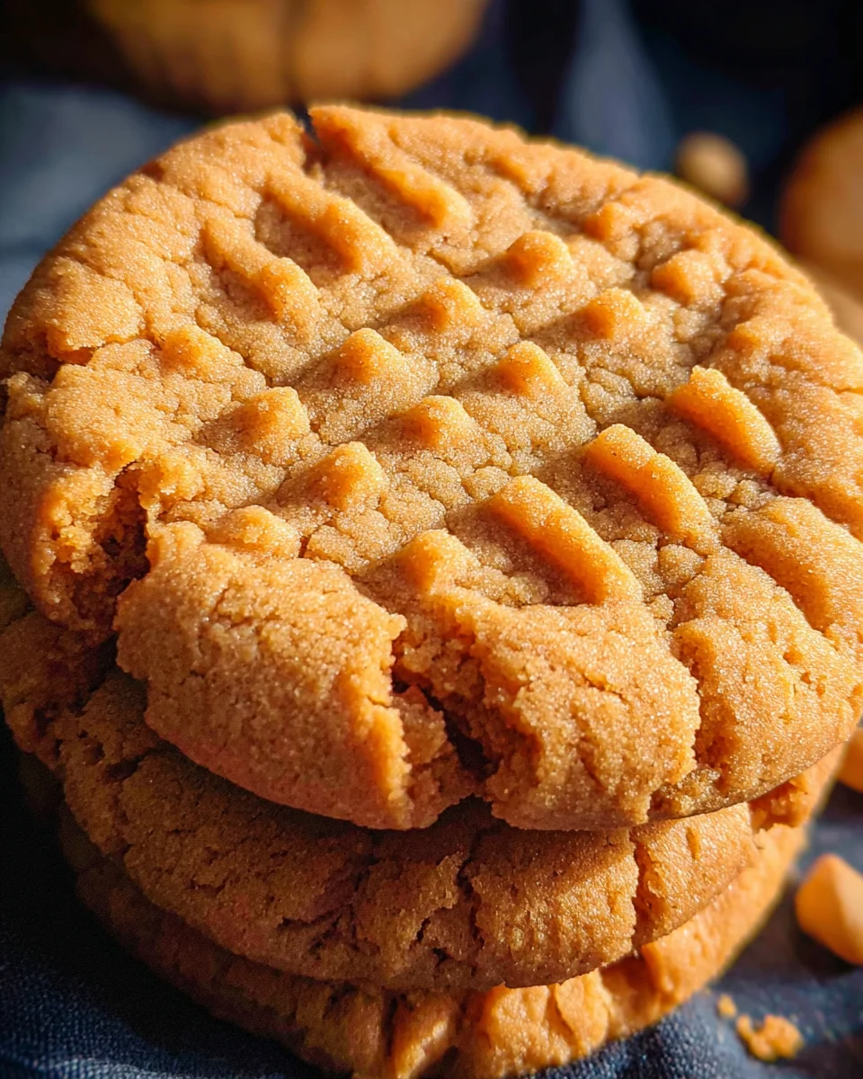 Old-Fashioned Peanut Butter Cookies