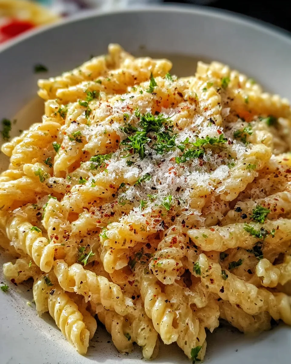 One Pot Creamy Garlic Pasta (Just 20 Minutes!)