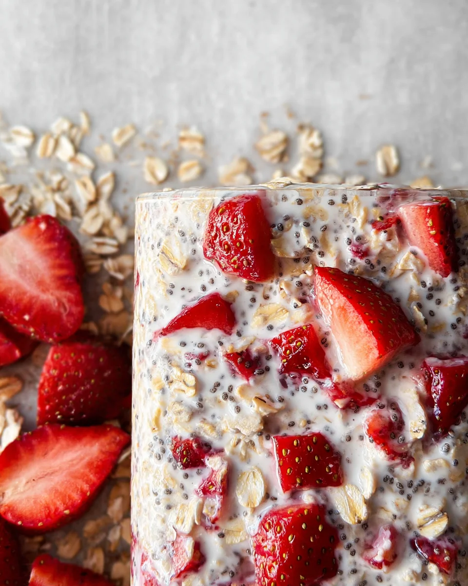 Strawberry Overnight Oats