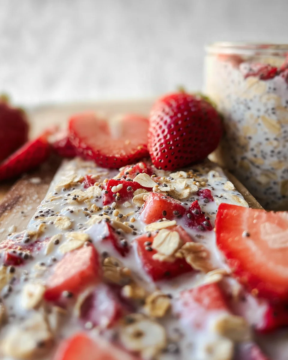 Strawberry Overnight Oats 15 Strawberry