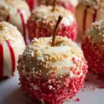 Strawberry Shortcake Candy Apples