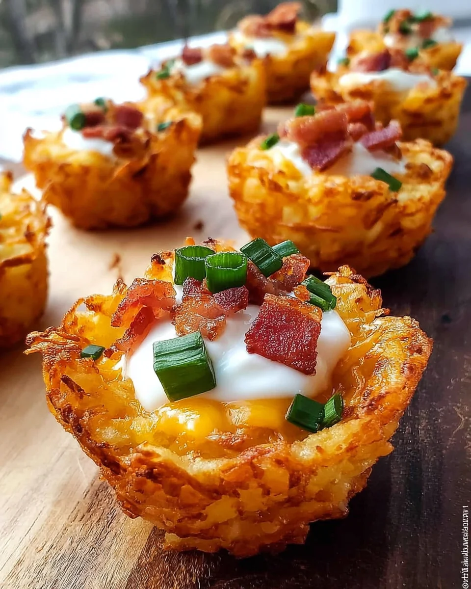 Tater Tot Appetizer Cups