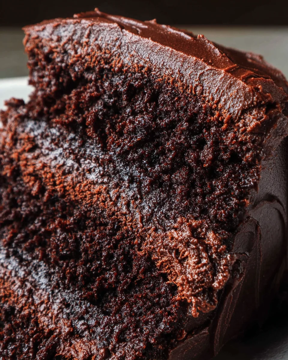 The Most Amazing Chocolate Cake