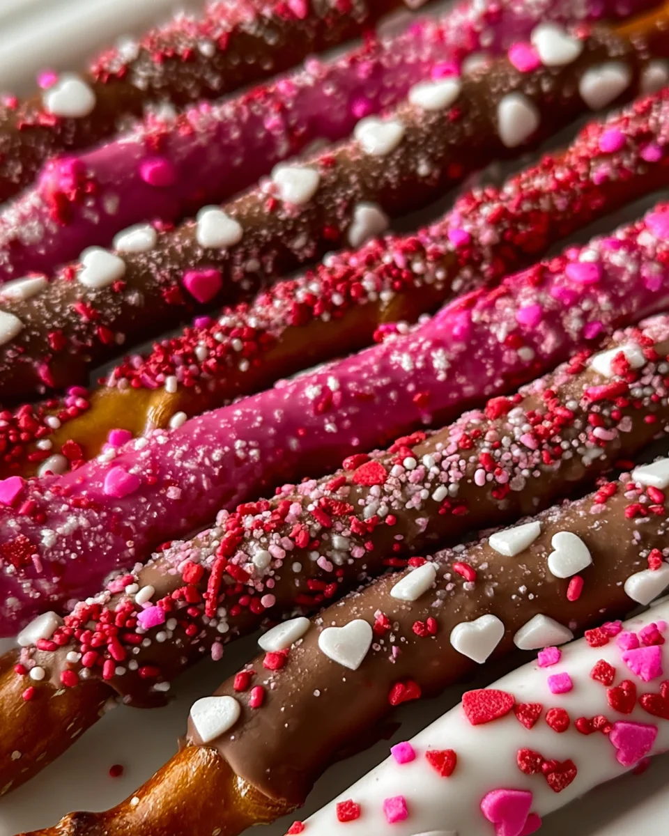 Valentine's Day Chocolate Covered Pretzels Recipe 22 Valentine's Day Chocolate Covered Pretzels Recipe