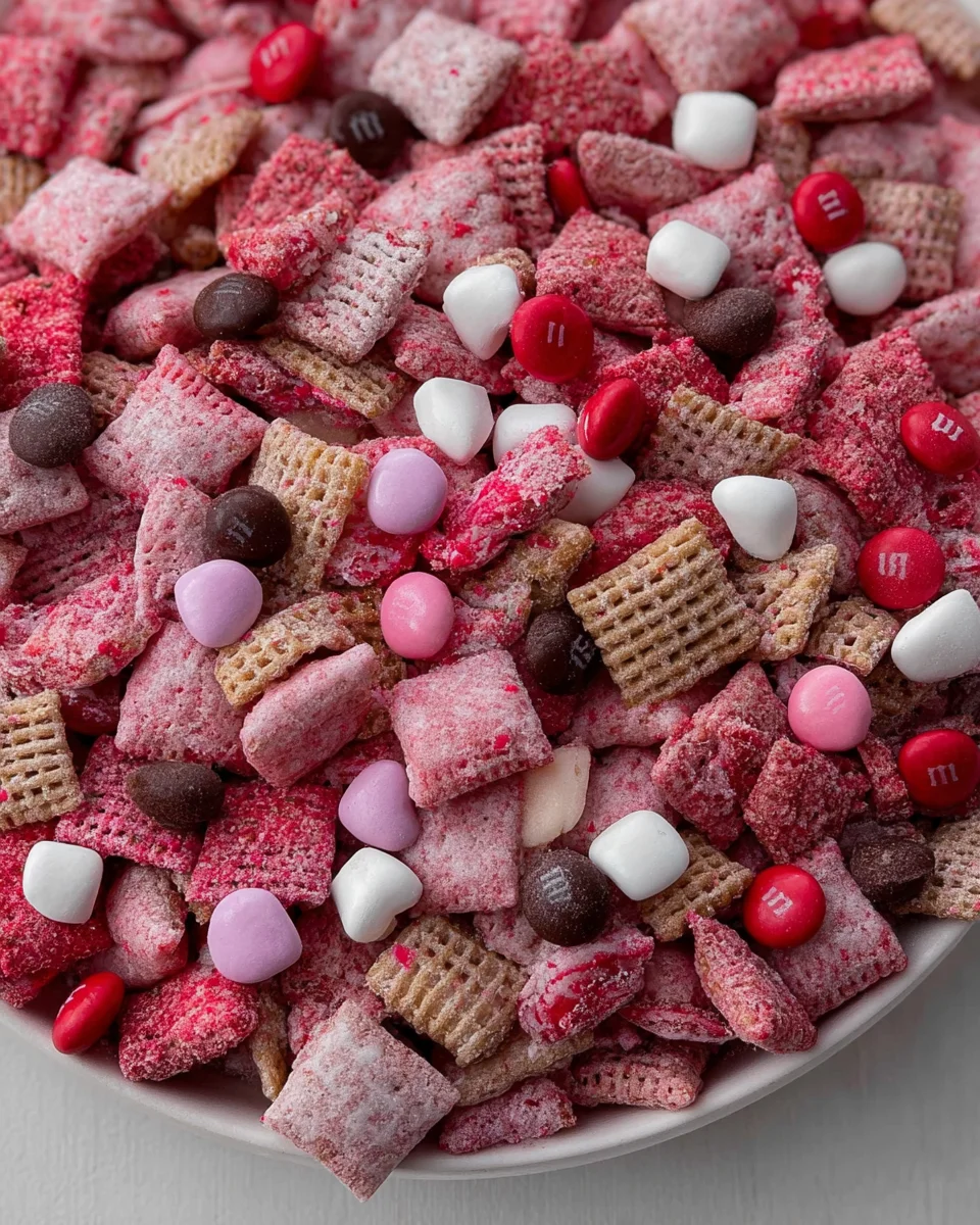 Valentine's day muddy buddies 18 Valentines day muddy buddies 2