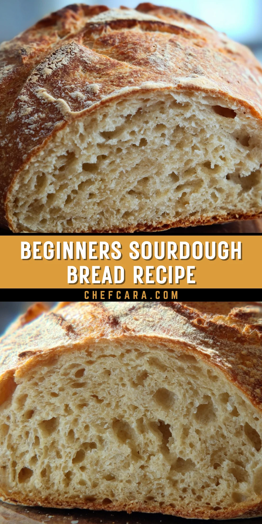 Beginners Sourdough Bread Recipe 16 Pinterest Hidden Image