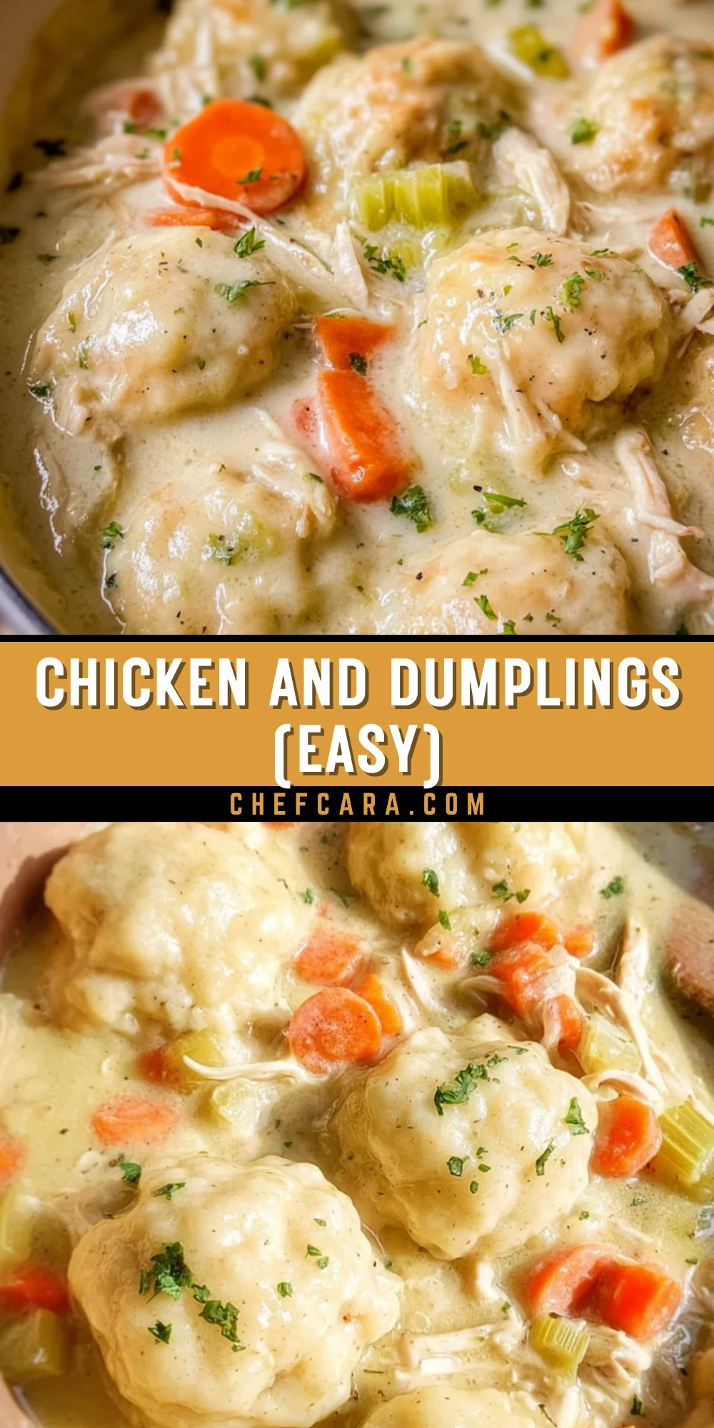 Chicken and Dumplings (Easy) 24 Pinterest Hidden Image