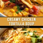 Creamy Chicken Tortilla Soup 20 Pinterest Hidden Image