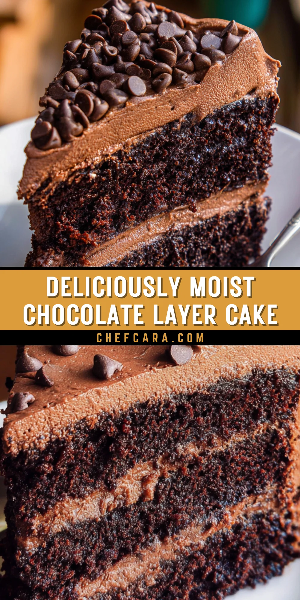 Deliciously Moist Chocolate Layer Cake 27 Pinterest Hidden Image