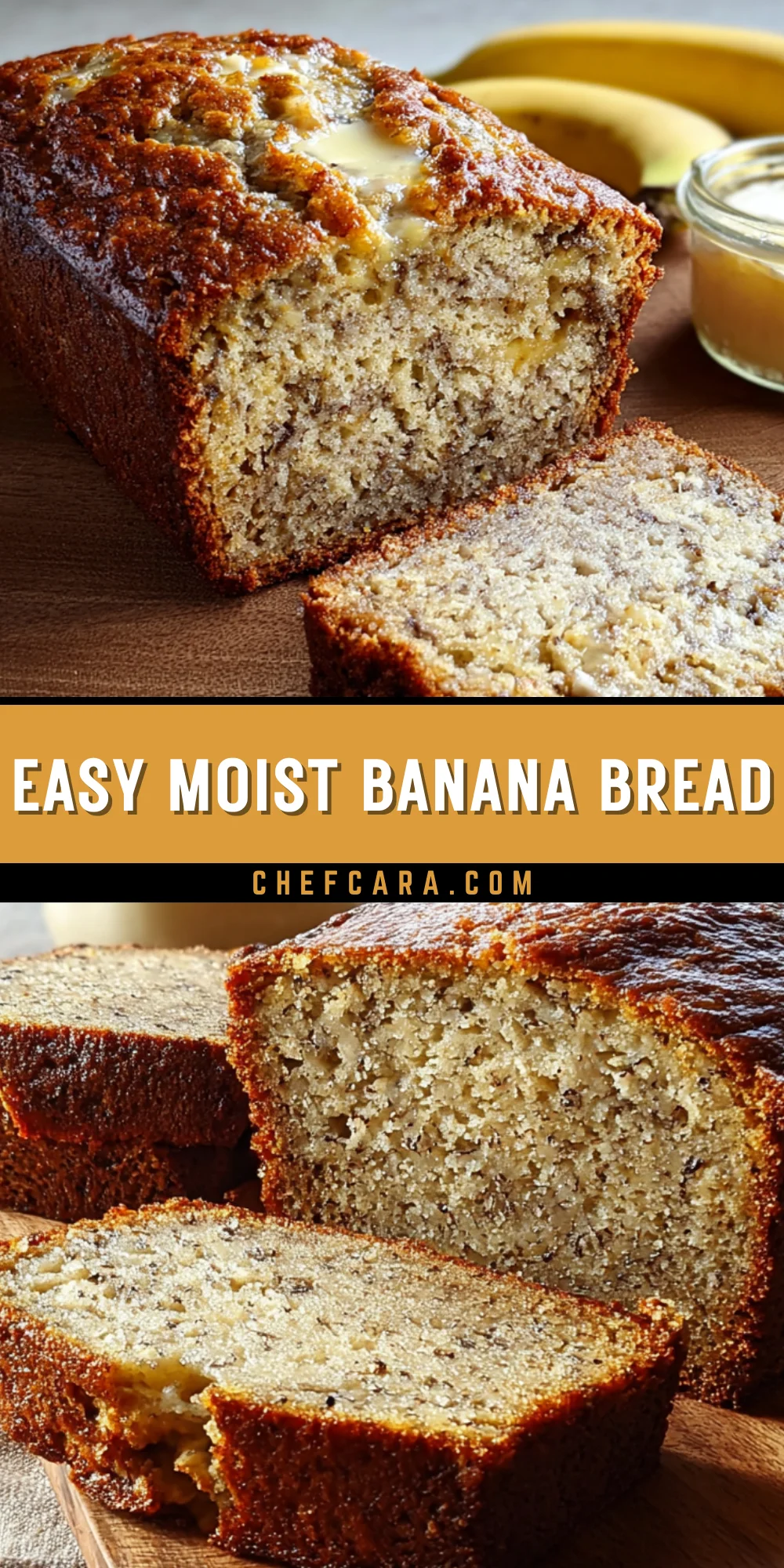Easy Moist Banana Bread 22 Pinterest Hidden Image