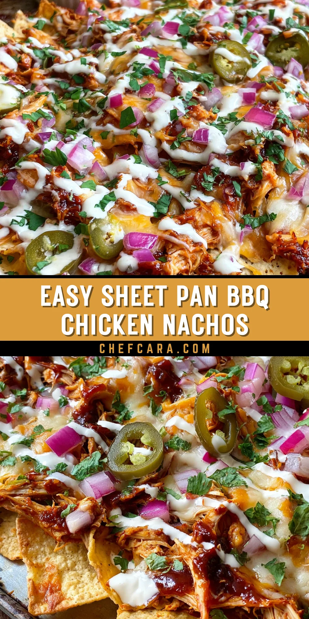 Easy Sheet Pan BBQ Chicken Nachos 20 Pinterest Hidden Image