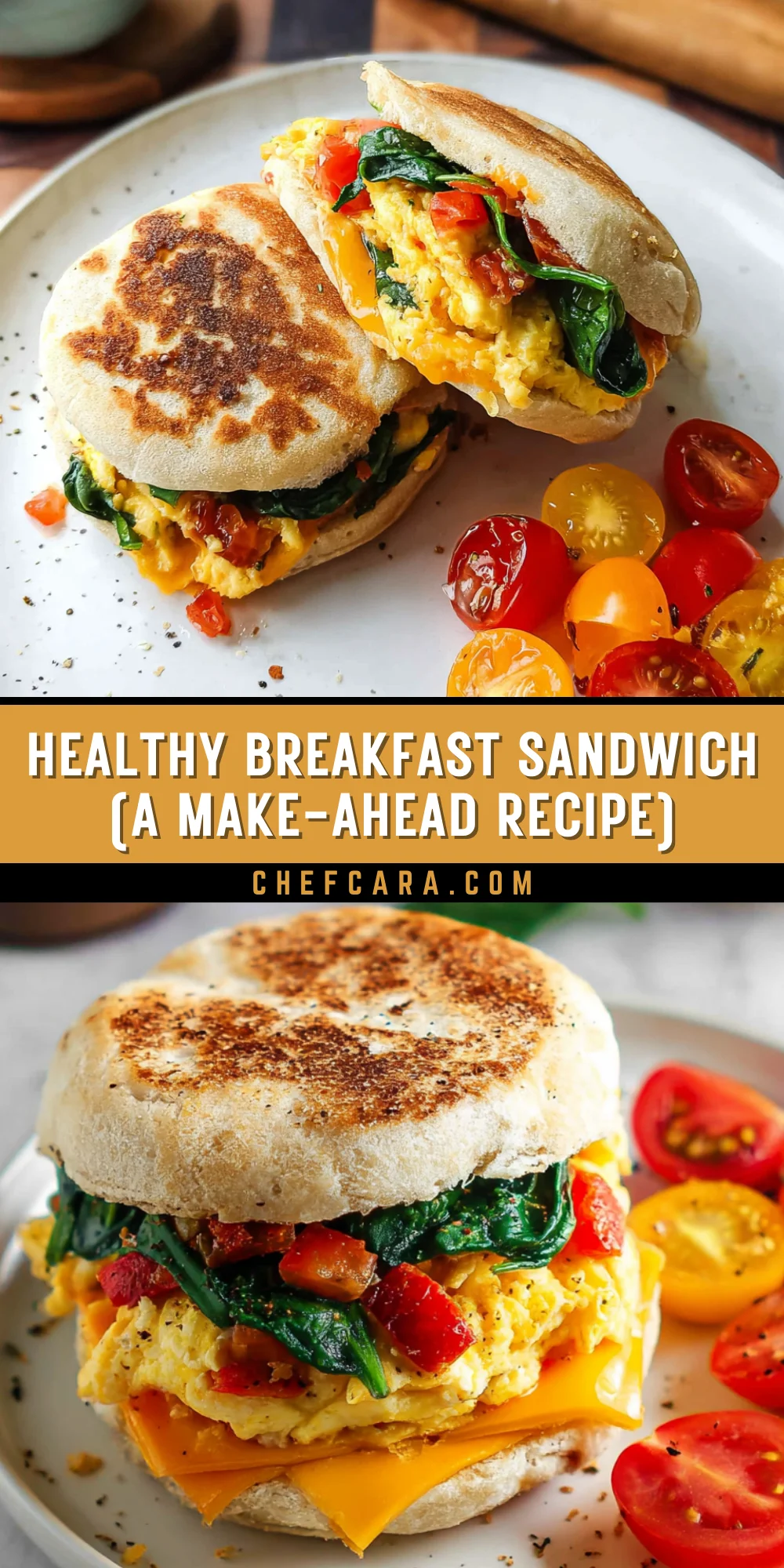 Healthy Breakfast Sandwich (A make-ahead recipe) 18 Pinterest Hidden Image