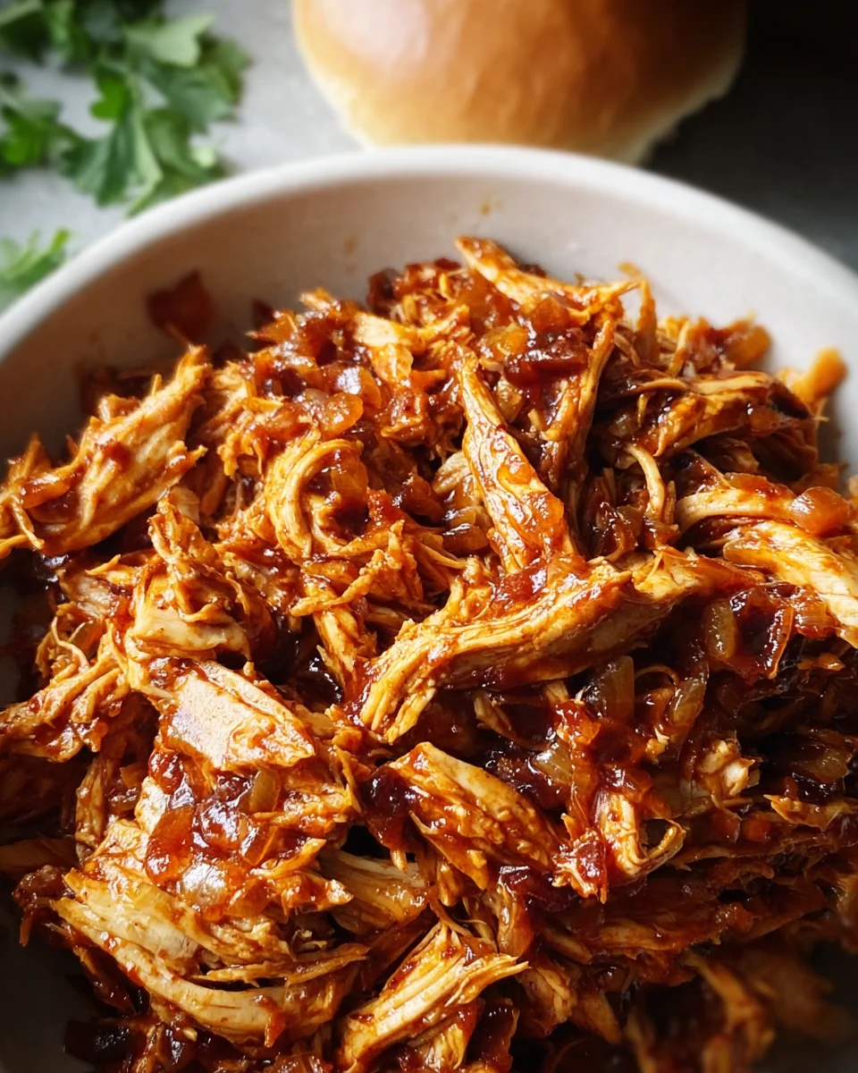BBQ Pulled Chicken (Instant Pot) Recipe