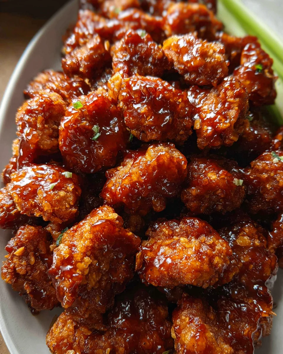 Baked Honey BBQ Chicken Bites 25 Baked