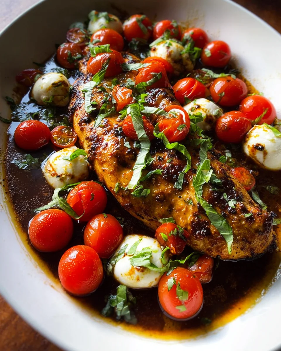 Balsamic Glazed One Pan Chicken