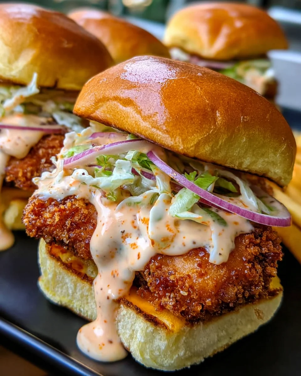 Bang Bang Chicken Sliders
