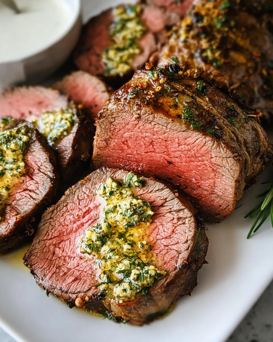 Beef Tenderloin Roast (Herbed Garlic Butter)