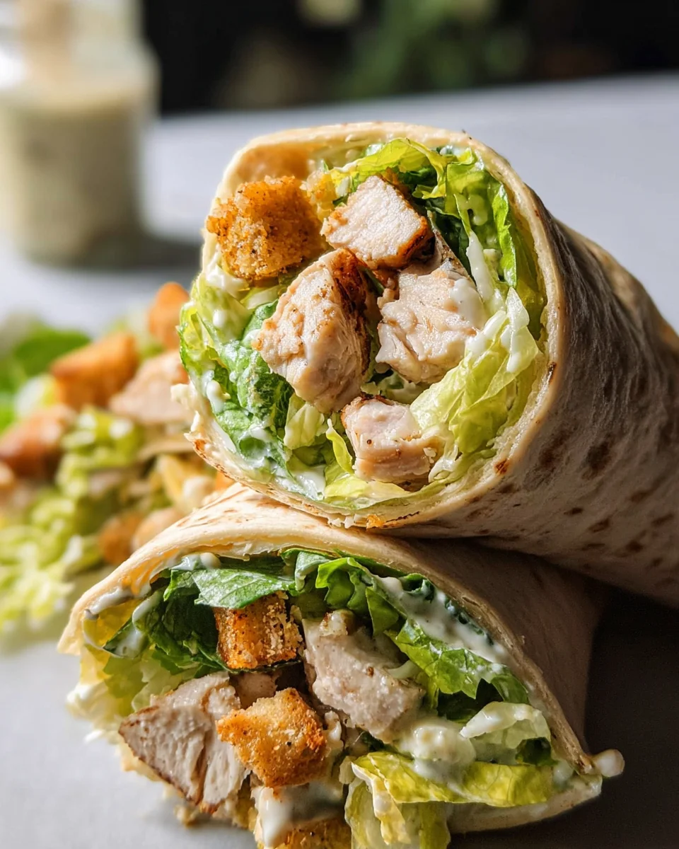 Chicken Caesar Wraps