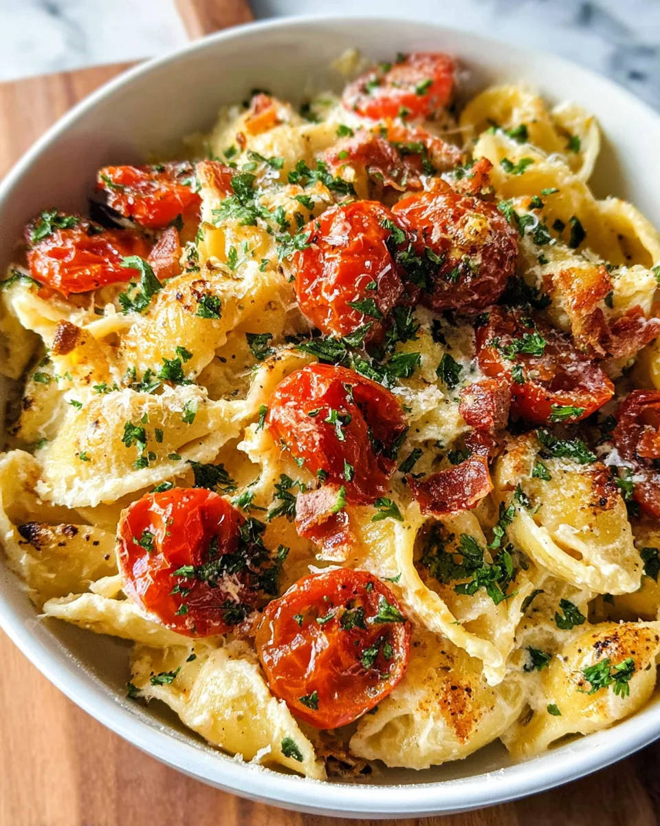 Creamy Boursin Cheese Baked TikTok Pasta
