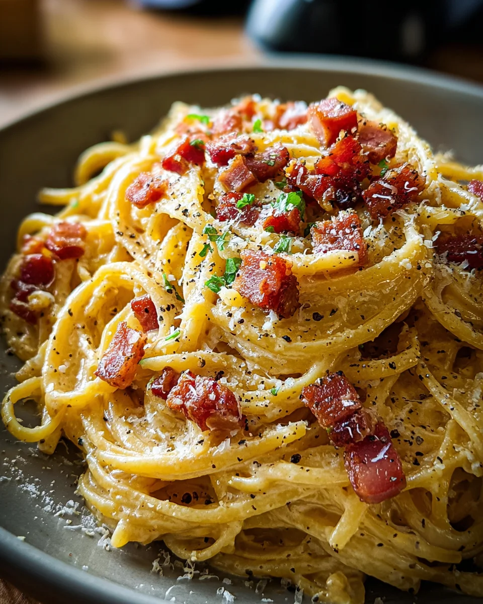 Easy Creamy Carbonara Pasta 18 Easy