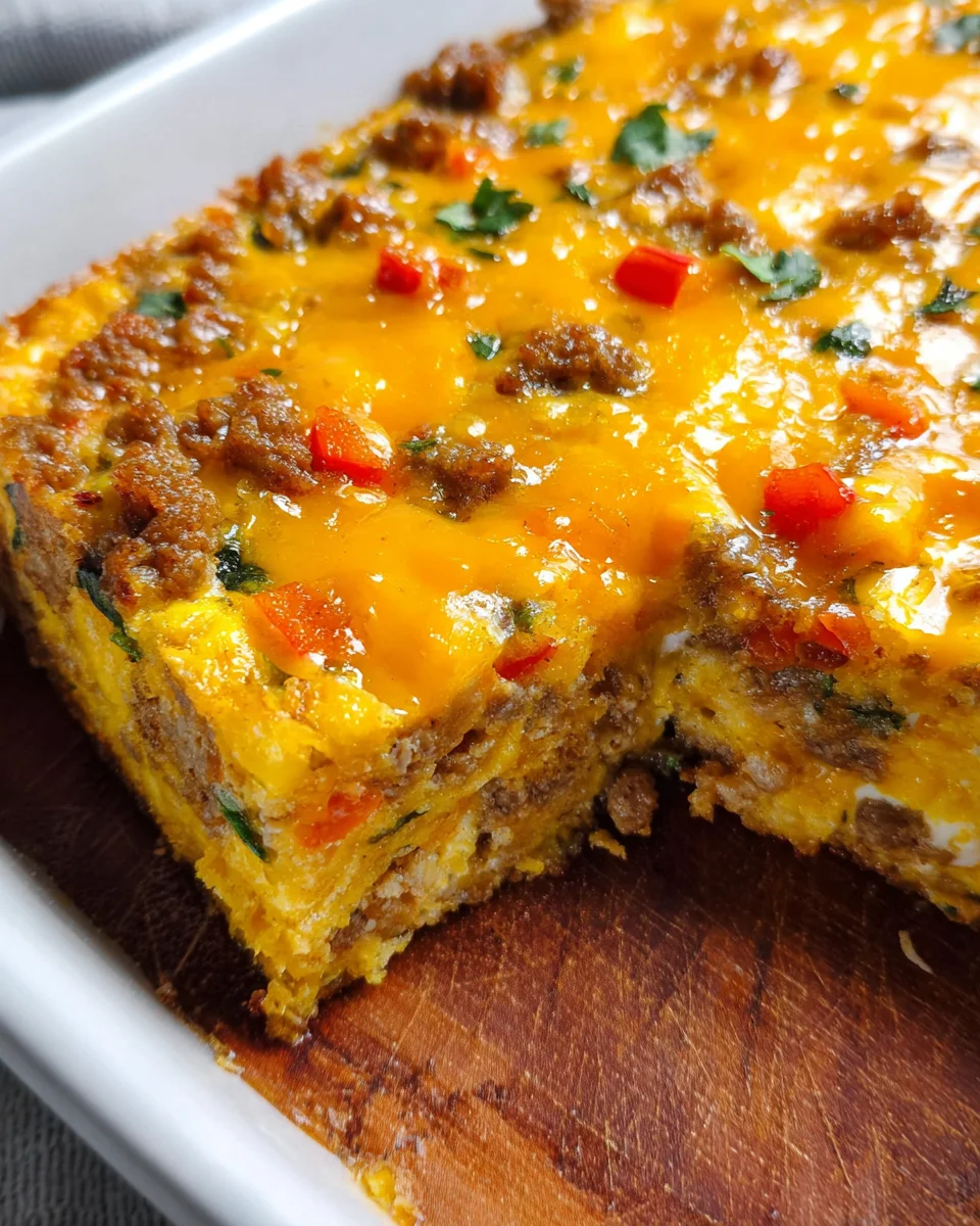 Easy Sausage and Egg Casserole 27 Easy Sausage and Egg Casserole