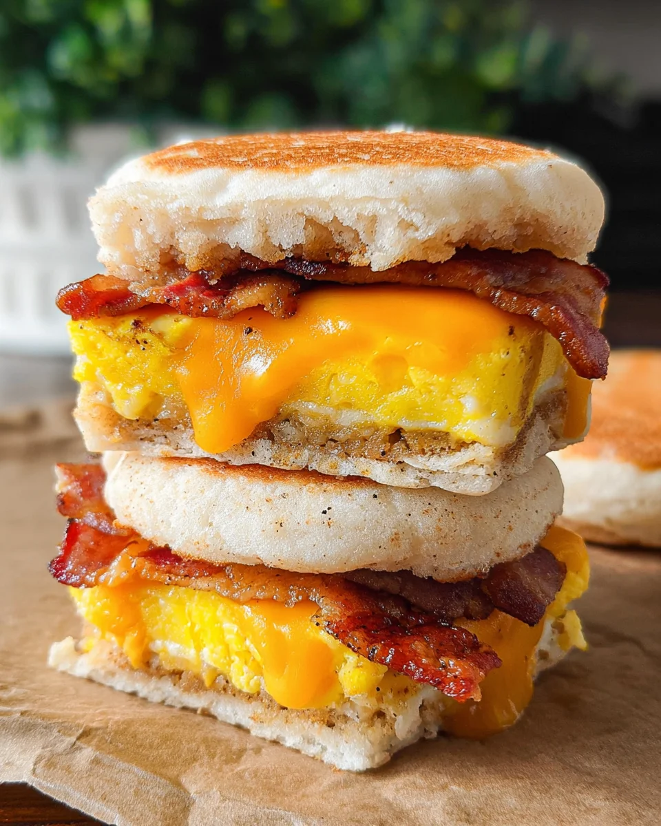 Freezer Breakfast Sandwiches