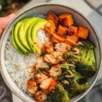 Healthy Chicken & Sweet Potato Rice Bowl
