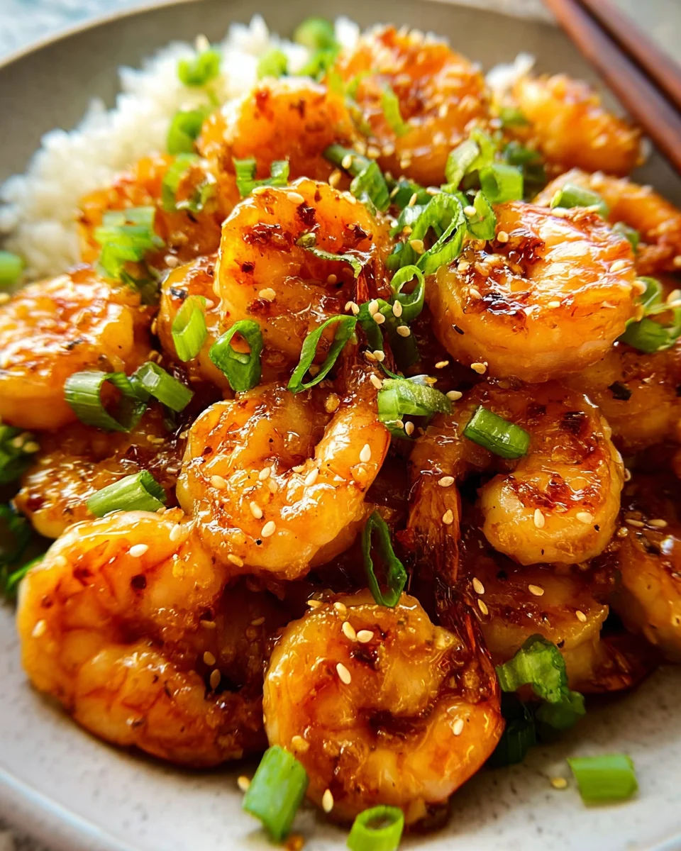 High-Protein Honey Garlic Shrimp 20 High-Protein