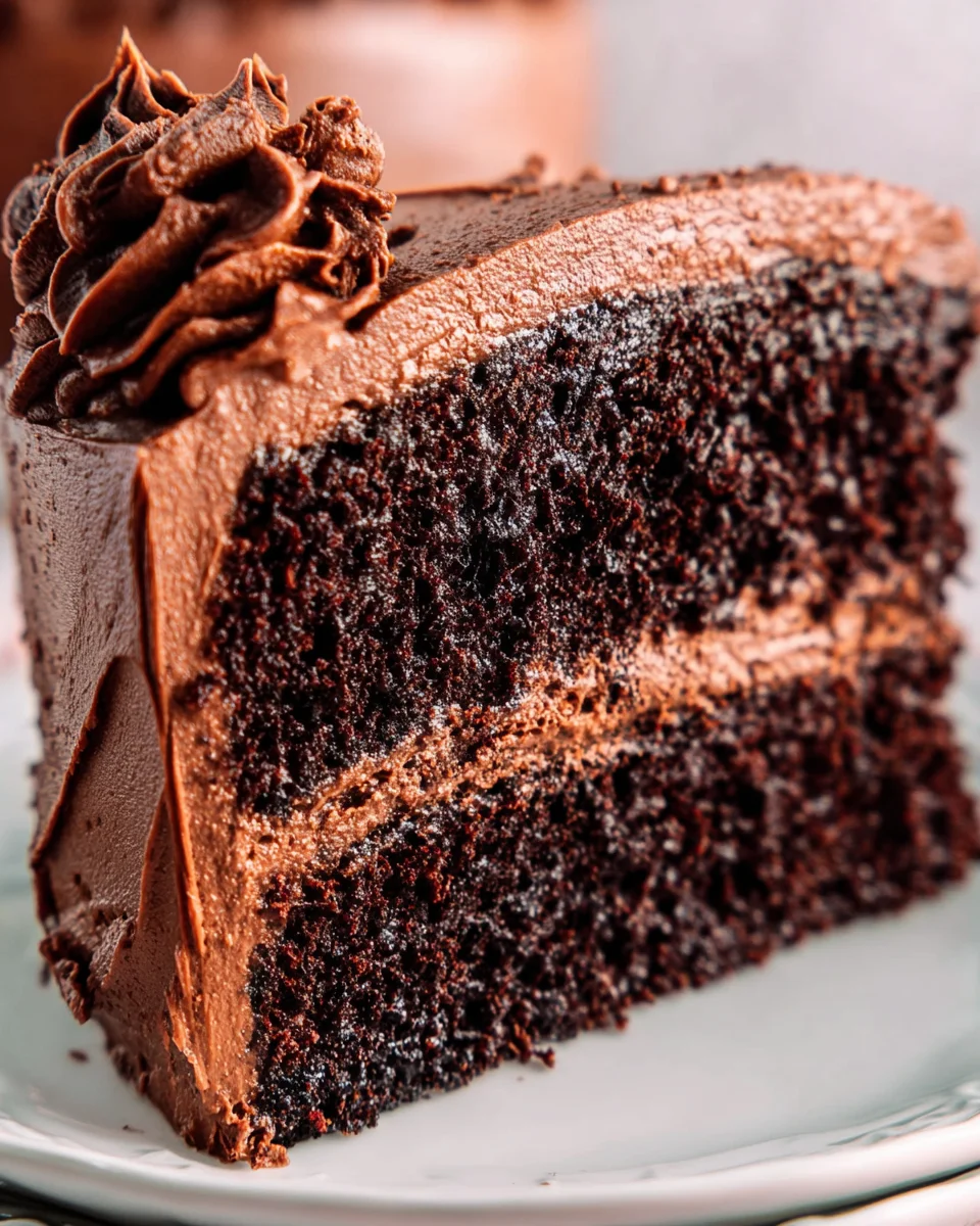 Homemade Chocolate Cake