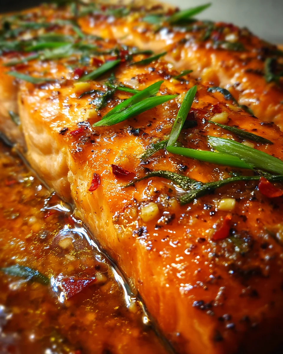 Honey Garlic Glazed Salmon 19 Honey