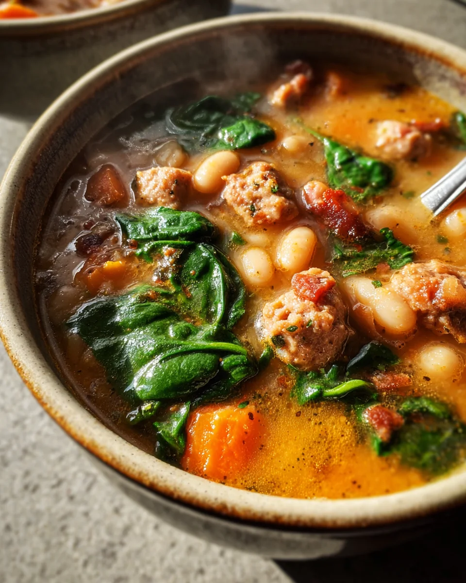Italian Sausage White Bean Soup