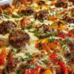 Italian Sausage & Pepper Casserole