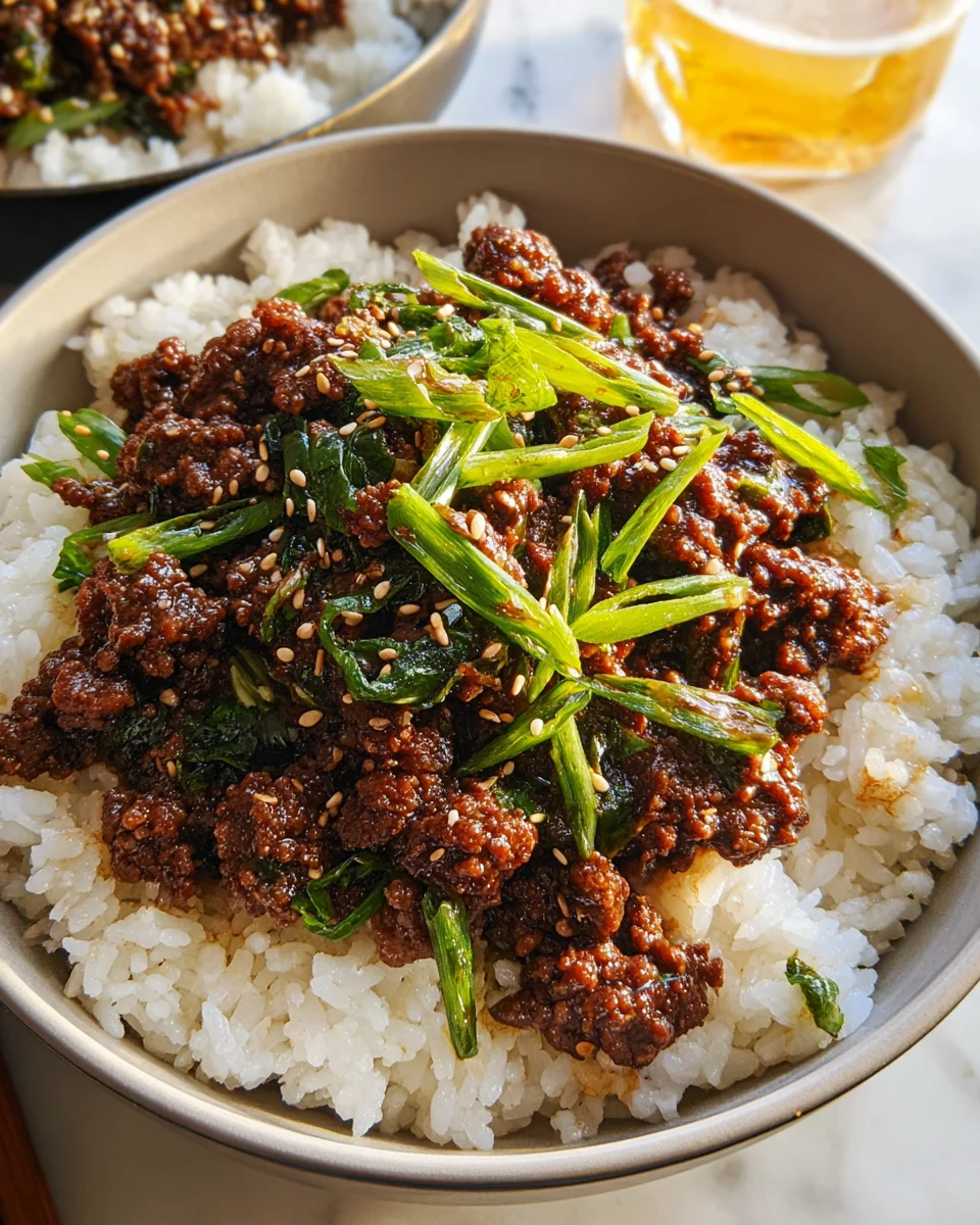 Korean Beef Bowl