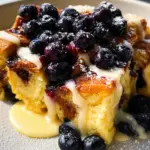 Overnight Blueberry French Toast Casserole