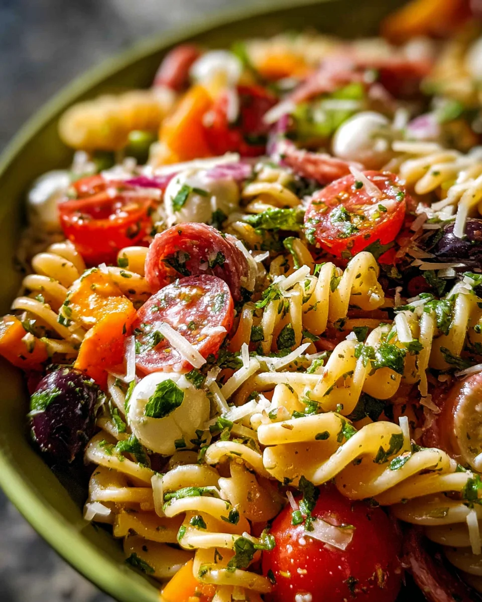 Quick Italian Pasta Salad (with 1 Secret Ingredient)