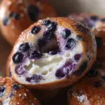 Three Ingredient Blueberry Bagels (High Protein, Low Carb)